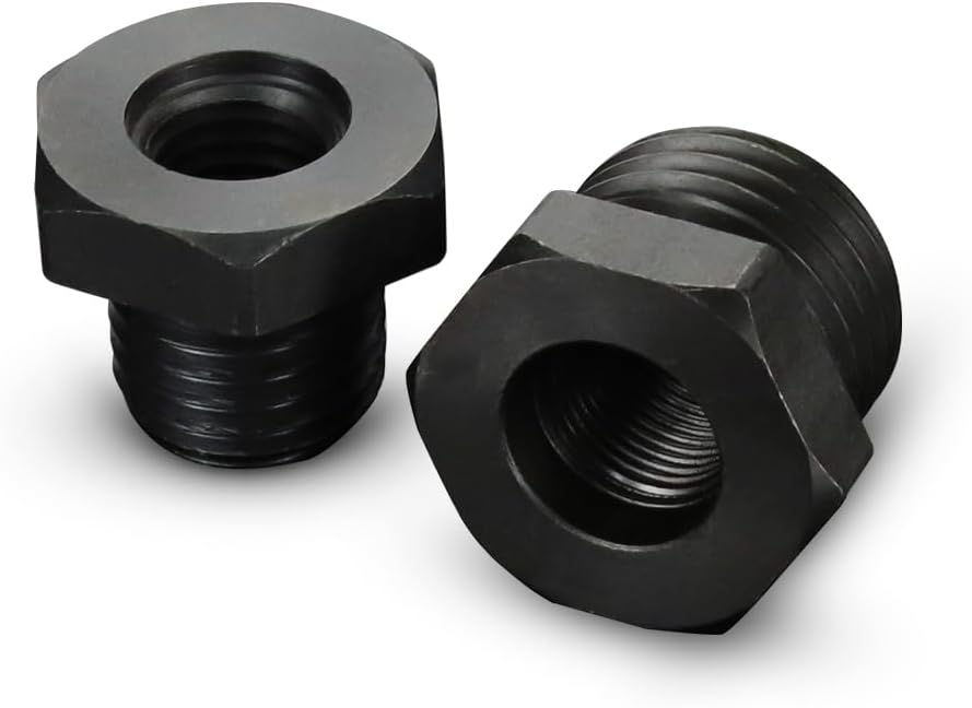 Adaptador de husillo de cabezal de torno de carpintería M18x2.0.197 in a 1″x8TPI, adaptador de inserción de portabrocas de rosca, accesorios de