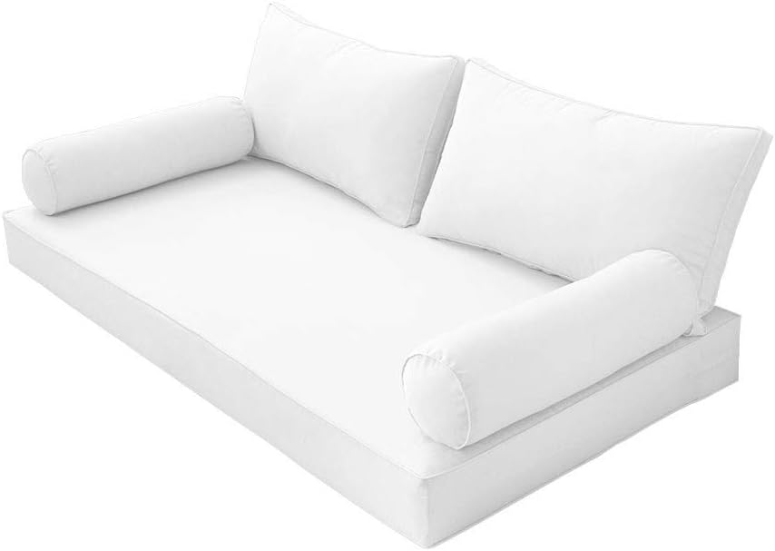 Prolinemax Funda solamente Sábana bajera ajustable para colchón de sofá cama con 2 canaletas individuales AD106