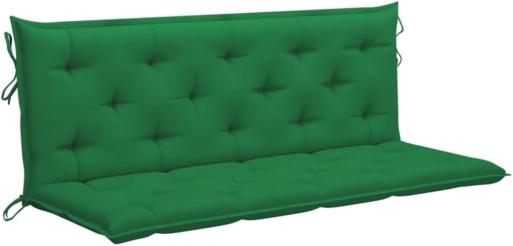 Matalde Cojín para silla columpio verde 59.1″ Tela
