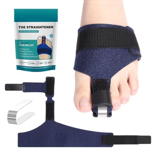 Enderezadora de dedos, corrector de dedos en martillo para mujeres y hombres, férula de dedos para dedos rotos, puntera de garra, puntera doblada,