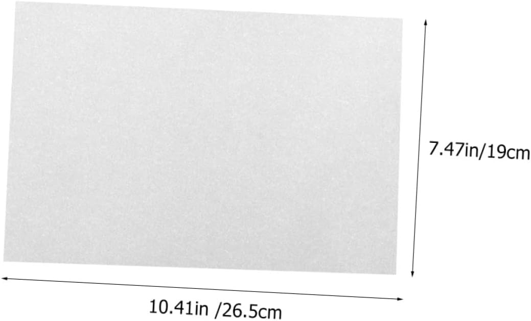 EXCEART Papel de caligrafía china para caligrafía china, papel de caligrafía china, papel de cera, bolsas de papel de grafito, blanco, translúcido,