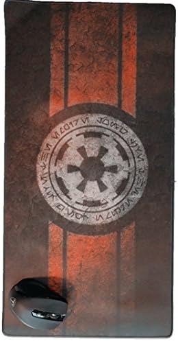 Alfombrilla para mouse de 24 x 12 pulgadas, colección Star Wars, logotipo de imperio, símbolo de Vader Anakin, extendida