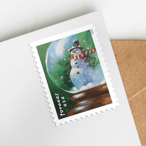 US Stamps SC#5816-5819 2023 – Sellos para folletos de globos de nieve – hoja20 – Sellos MNH VF