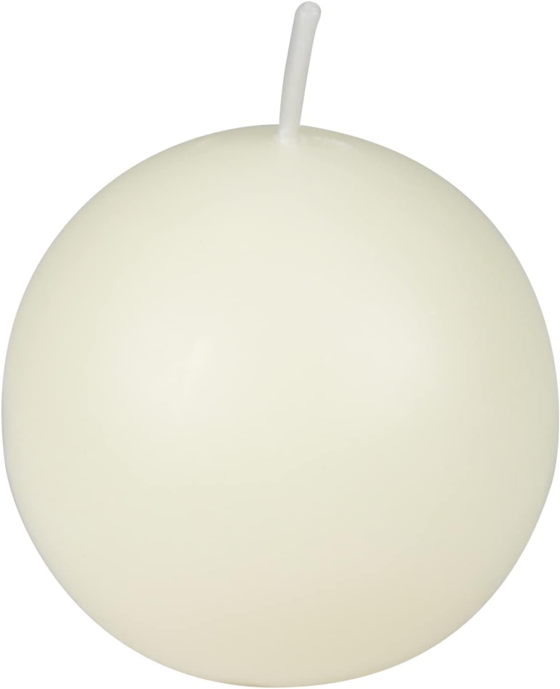 CBZ-004 – Velas de bola de 12 piezas, 2 pulgadas, marfil, número