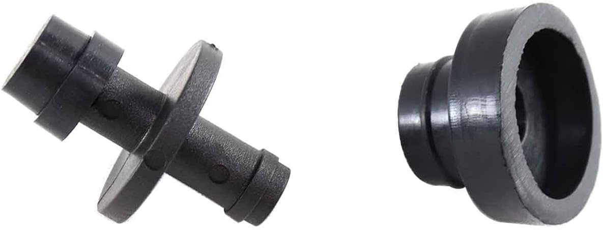 Válvula de ventilación del tanque de combustible y ojales compatibles con Yamaha 1982-1989 de 4 ciclos de golf de gas G1, G2, G9 J24-24460-00