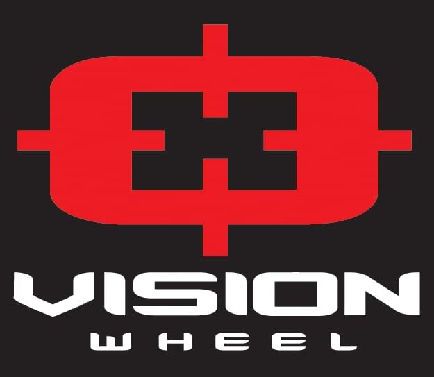 Vision 84 D Window 15×7 5x1275x5″ -0.236 in Llanta Negra Brillante