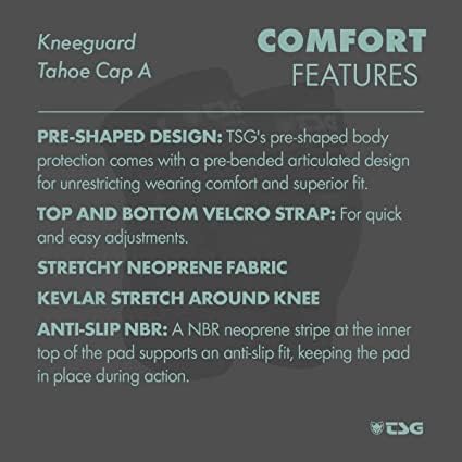 TSG Knee Pads – Force 111 A (Special ACF Impact Protection) or Force V  Skateboard, Hardshell, EVA, Nylon, Adults, Certified, Ergonomic, Slim