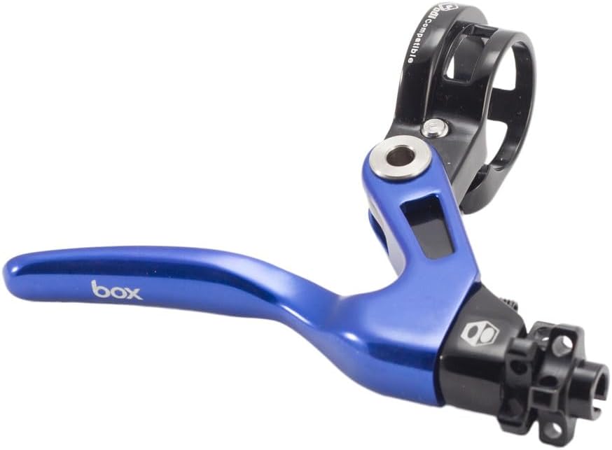 Box One Genius – Palanca de freno BMX con abrazadera, tres palancas de freno reversibles de punto en V forjado en frío, alcance ajustable para