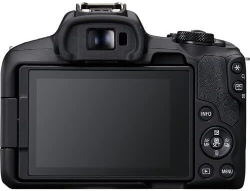 Canon Cámara EOS R50 con lente Canon RF-S de 0.709-1.772 in + kit de inicio Commander + filtros de lente + funda + tarjeta de memoria de 64 GB +