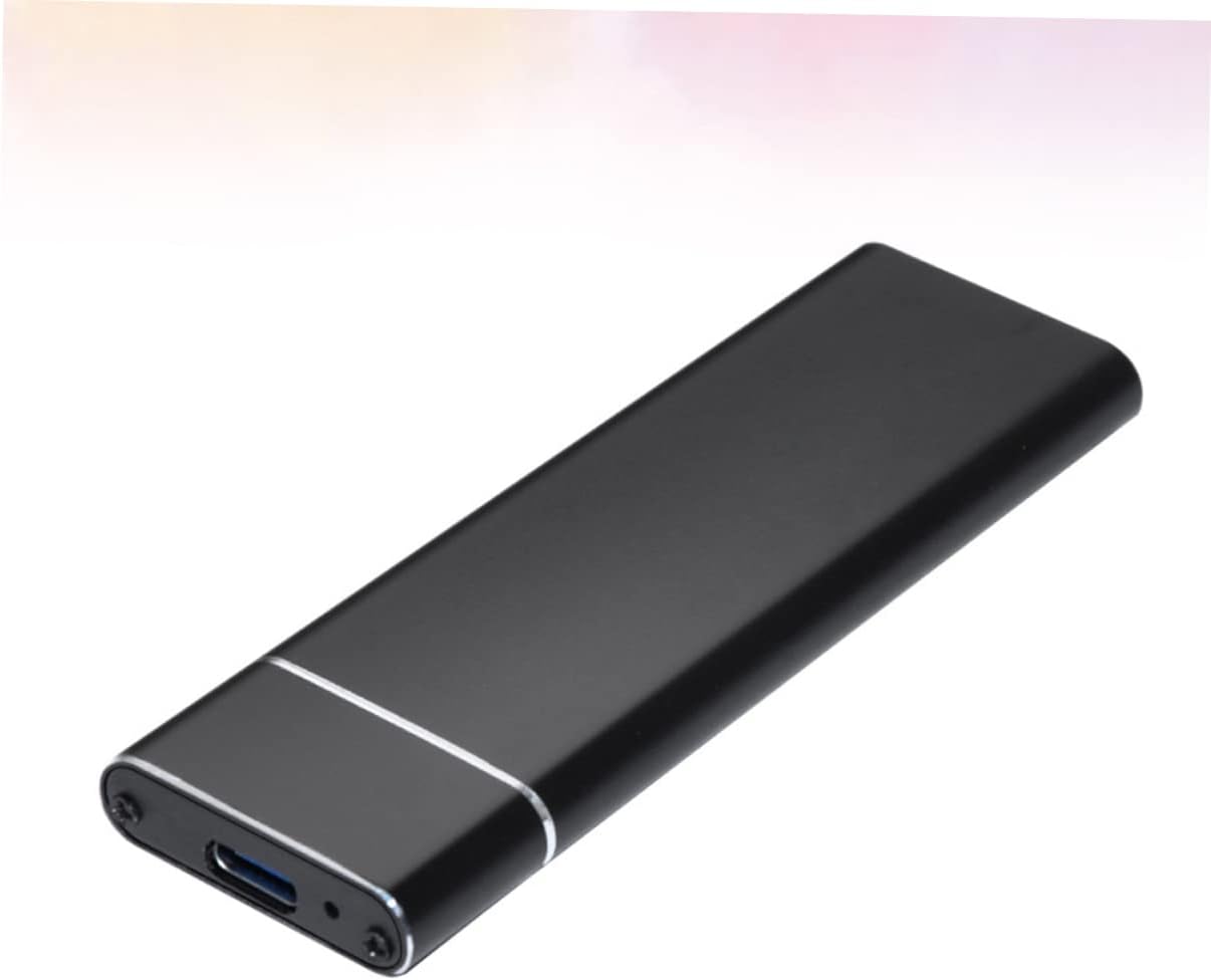 SOLUSTRE Hdd Case Hard Disk Case M.2 a Usb3.1 Tipo C Convertidor SSD Caja de disco duro Caja de disco duro Caja de disco duro Adaptador de caja de