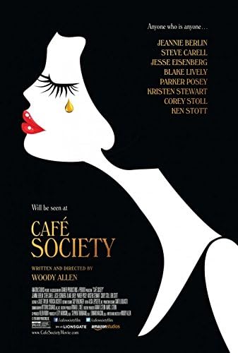CAFE SOCIETY- 13″x20″ Original Promo Movie Poster 2016 Woody Allen