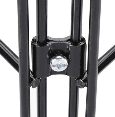 Gridwall – Conectores de clip para paneles de rejilla, paquete de 24, color negro