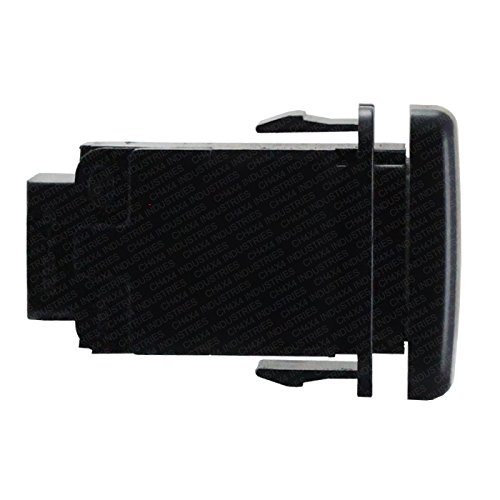 CH4X4 – Interruptor pulsador para Toyota Tacoma, FJ Cruiser, Land Cruiser, Fortuner, Hilux, 4Runner, Prado 12V 3Amp – Símbolo de bloqueo de difusión