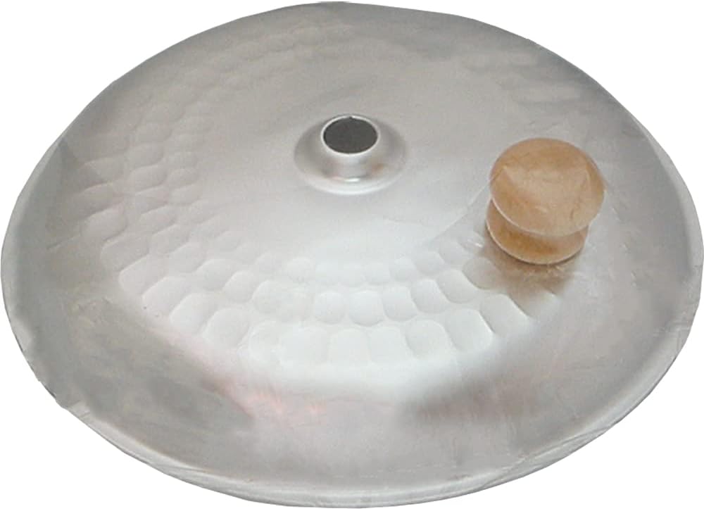 Taniguchi Metal Parent-Child Pot, Lid, 6.3 inches (16 cm), Made in Japan, Handle, Natural Wood, Japanese Craftsman Series