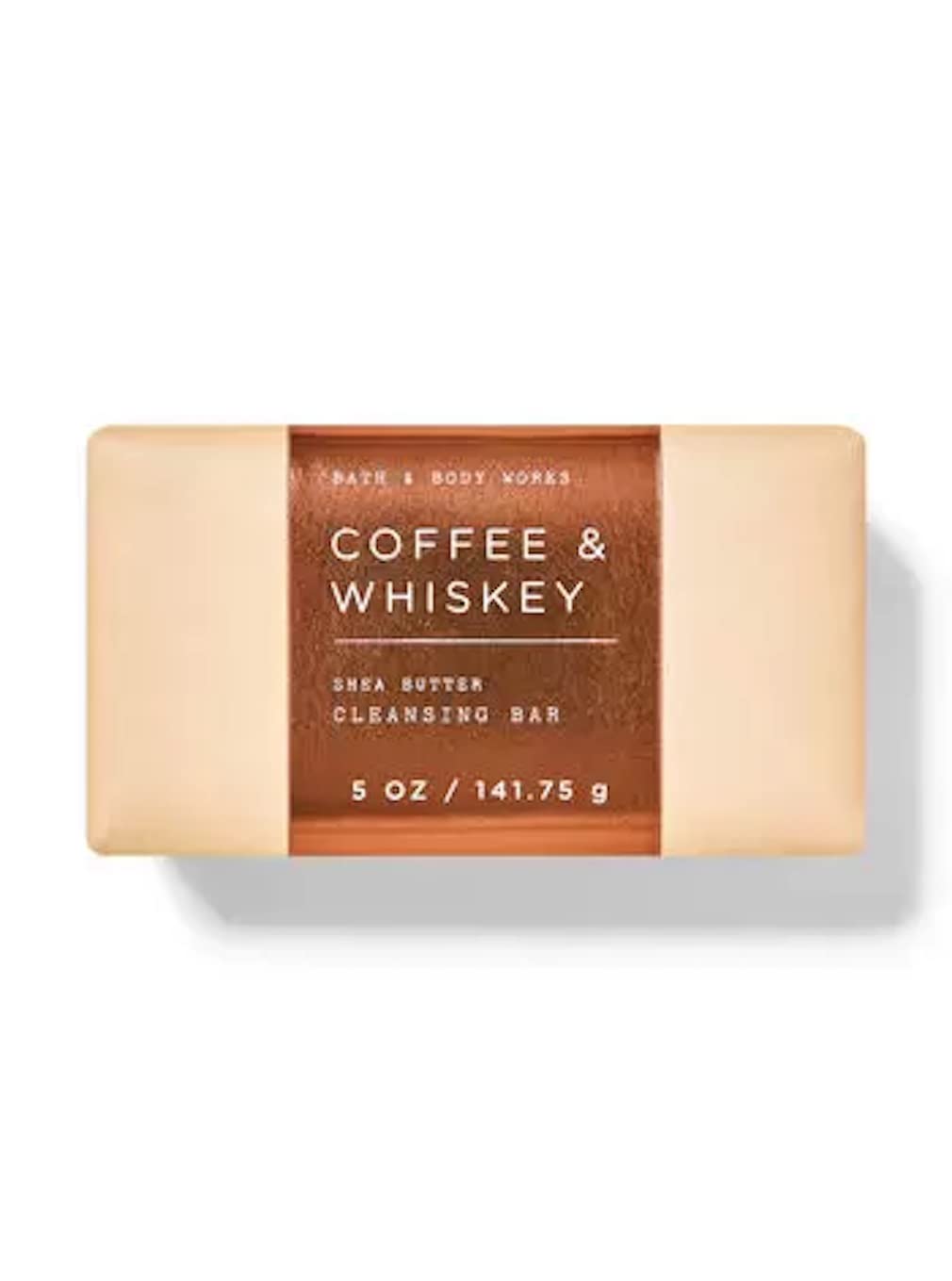 Bath & Body Works Jabón de barra limpiadora de manteca de karité para café y whisky, 4.2 oz (café y whisky)