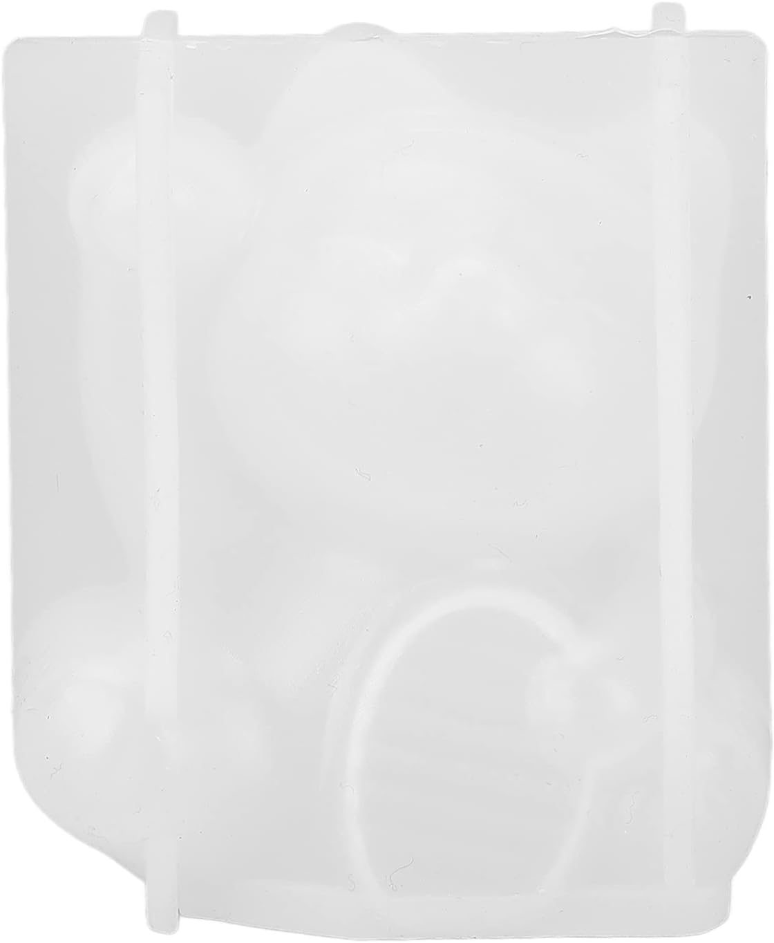 Brrnoo Molde de silicona para gatos de la suerte, molde de silicona en forma de gato 3D, moldes de silicona para velas de gato 3D, molde de silicona