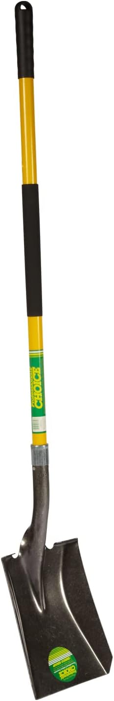 Emsco Group 1752-1 Professional’s Choice – Pala de jardín de punta cuadrada resistente de 54 pulgadas de fibra de vidrio, calibre 14, color
