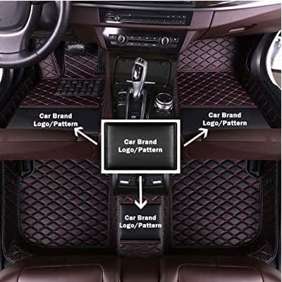 Aerfine Tapetes de piso de automóvil compatibles con el 99 % de automóviles de pasajeros, SUV, sedán, híbridos, cupés, hatchbacks, alfombrillas