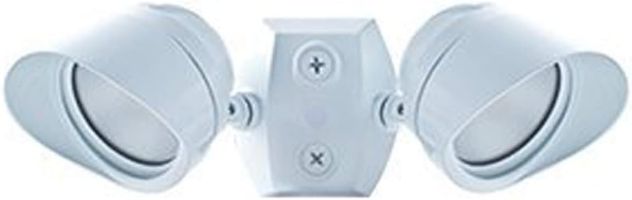 RAB Lighting BULLET2x12NW – Reflector LED ajustable con dos lámparas, 12 W, 120 V, 4000 K, blanco, multicolor
