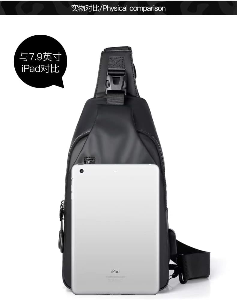 Mochila deportiva de moda Bolso de hombre Simple y generoso Resistente al agua