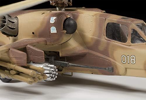 Zvezda 500787216 500787216-172 Helicóptero de ataque ruso Hokum Kit de construcción de plástico Kit de montaje para principiantes Oliva detallada