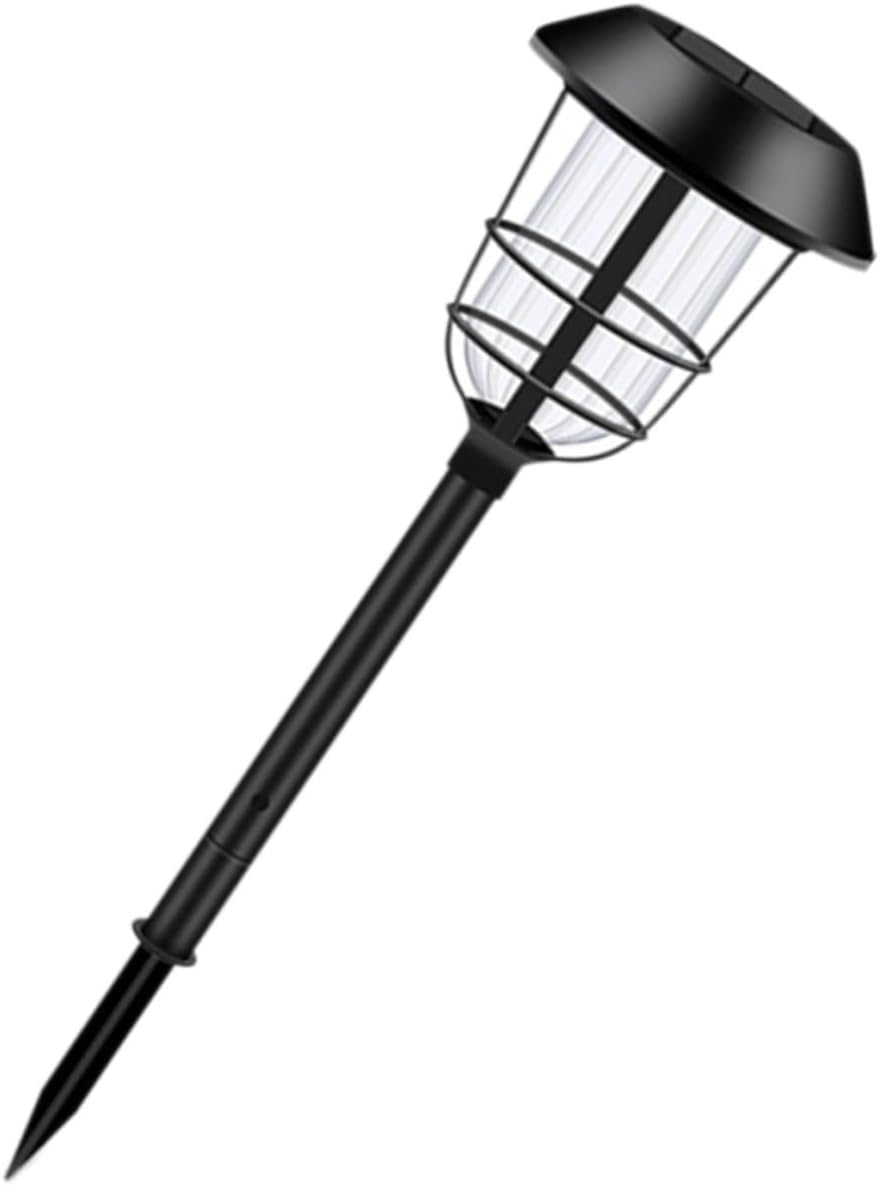 Angoily 1 unid luz solar de jardín luz solar antorcha luz pasarela cubierta lámpara entrada enchufe luz noche tierra inserción lámpara patio luces