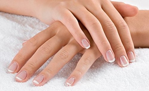 Endurecedor de uñas y blanqueador 2 en 1 con ajo y limón, capa base, fortalecedor de uñas y tratamiento del crecimiento, blanquea las uñas
