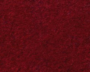 ACC Alfombra de marca compatible con Chevrolet Corvette, Coupe, 1984 a 1987, kit completo con almohadilla (815-pelo de corte de felpa roja)