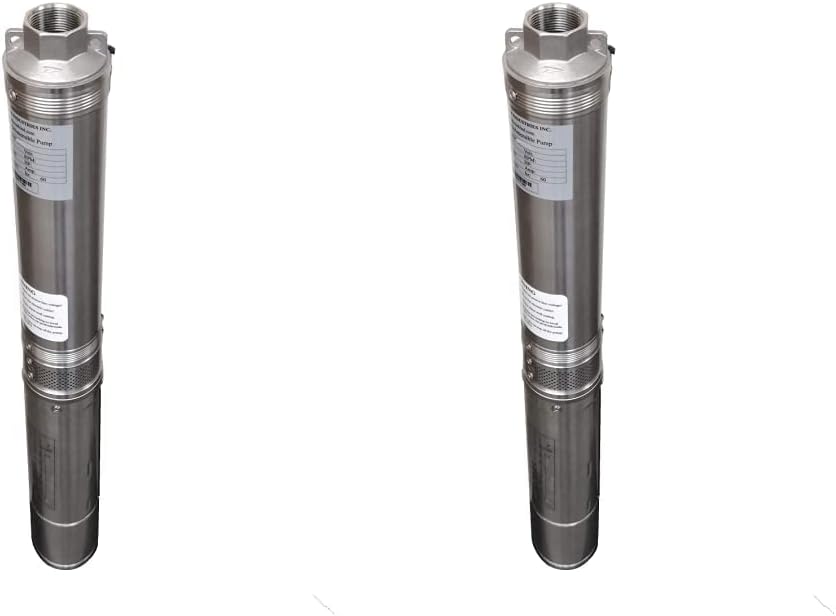 Hallmark Industries Deep Well Submersible Pumps Bundle (MA0419X-12A, MA0414X-7A)