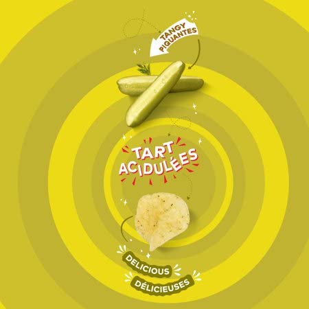 Lay’s – Papas fritas con sabor a pepinillos encurtidos, bolsa tamaño familiar