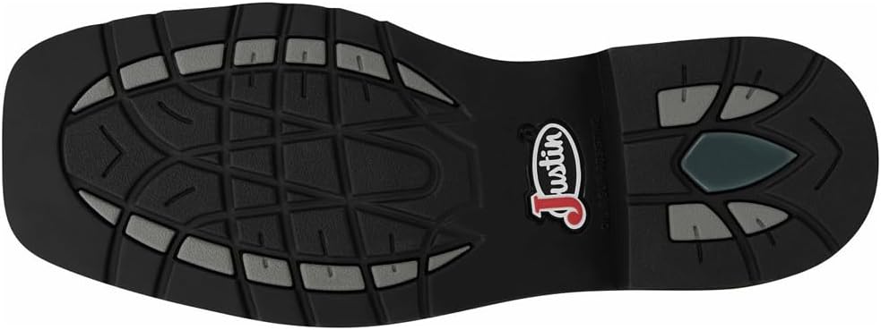 Justin Driller Western – Botas de trabajo para hombre, punta de acero, Se4684