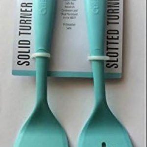 Cuisinart CTG01-STLTT-320 – Turner sólido de nailon y espátula ranurada, Aqua Sky Cuisinart CTG01-STLTT-320 – Turner sólido de nailon y espátula ranurada, Aqua Sky