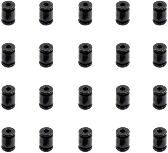 20 unidades para CC3D APM anti vibración amortiguador de goma bola cardán sin escobillas columna de absorción de impactos para RC FPV Drone