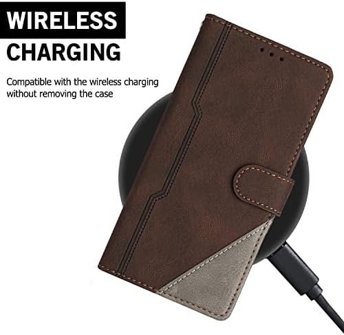 Case for Xiaomi Poco X3X3 ProX3 NFC, Business Splicing Leather Magnetic Credit Card Holder Kickstand Wallet Cover Case for Xiaomi Poco X3X3 ProX3