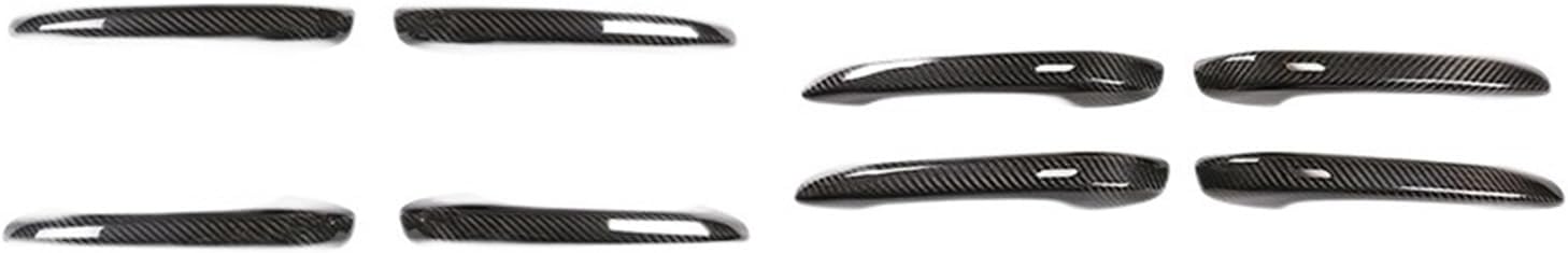 AkosOL Compatible con Porsche Macan 2014-2023 – Cubierta de fibra de carbono seca para manija de puerta exterior de automóvil, accesorios de