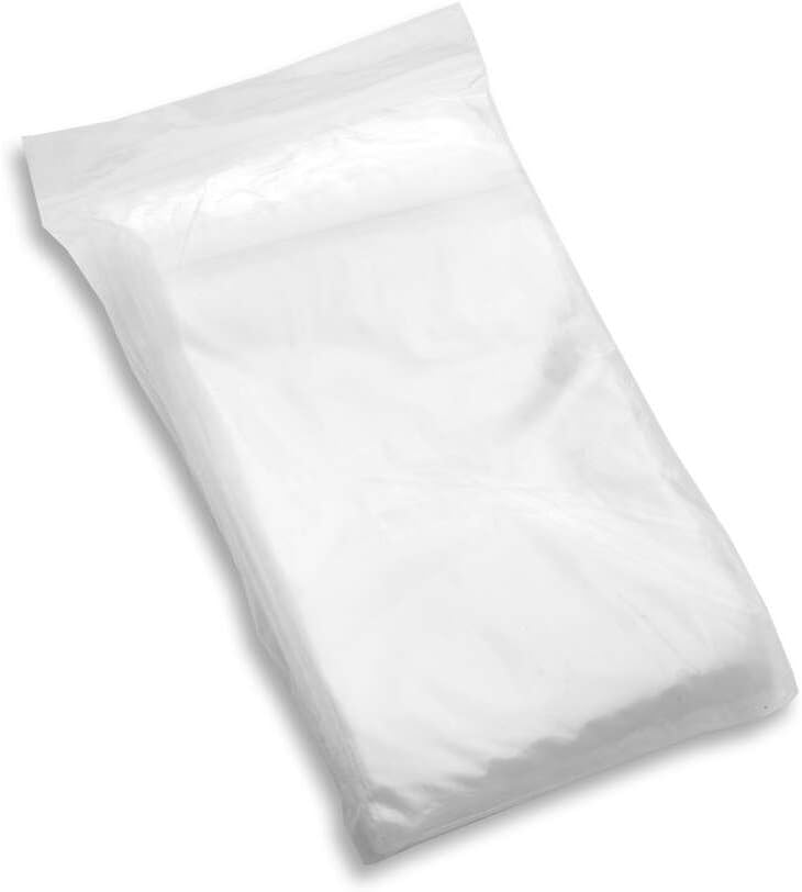 MediChoice Bolsa para muestras, biopeligro no impreso, cierre de cremallera con bolsillo exterior, polietileno, 6 pulgadas x 9 pulgadas,