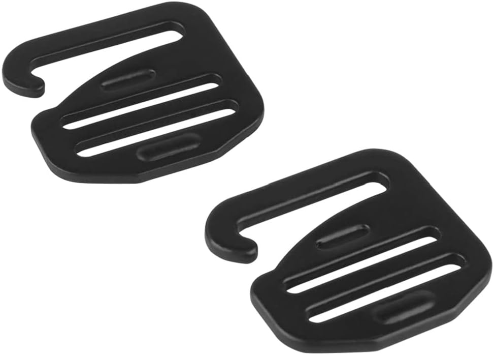 2 accesorios de chaleco táctico con gancho en G, hebillas onduladas con gancho en G, hebillas de ajuste de correa para chaleco FCPC, DONDOFF MAG