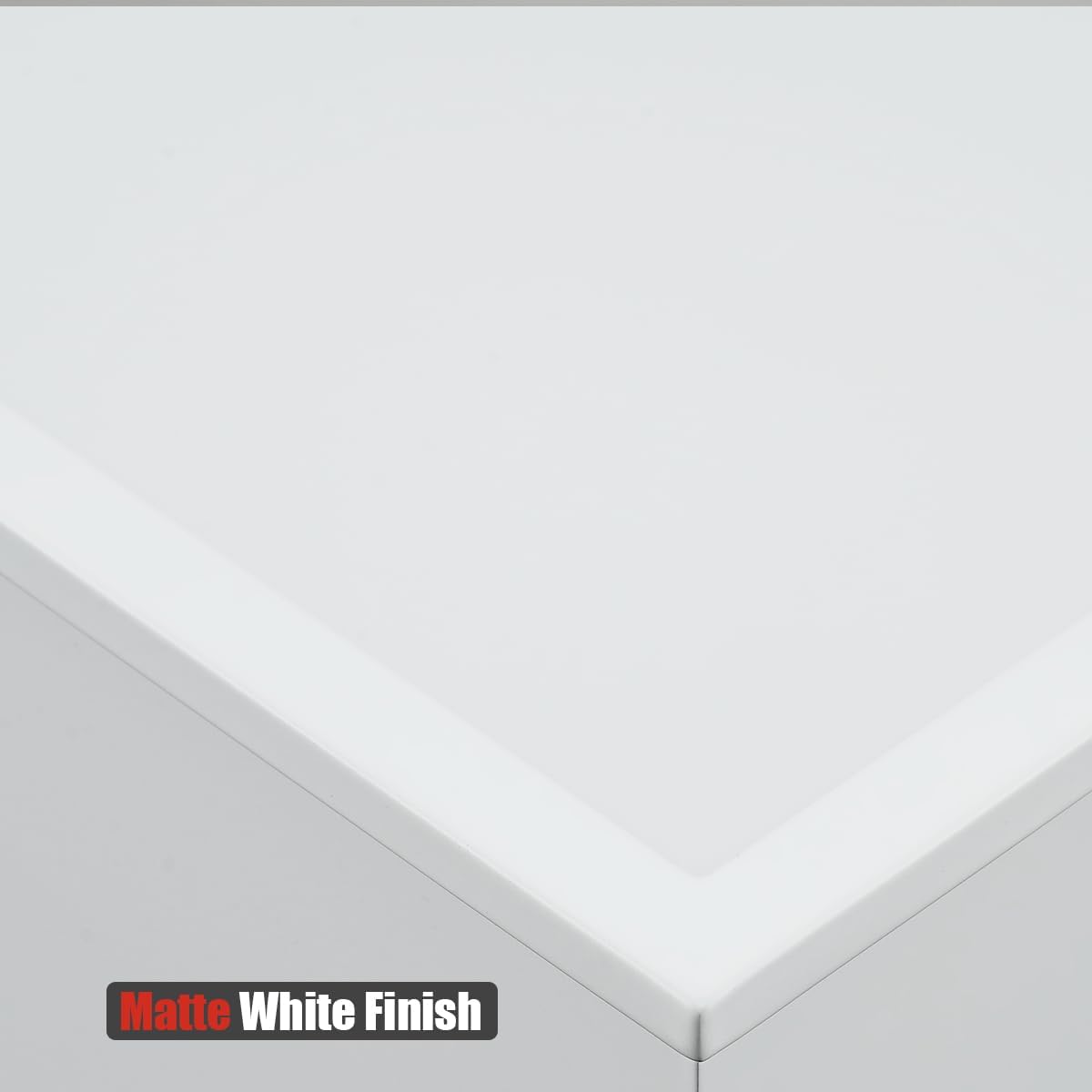 JQK Niche de ducha sin necesidad de azulejos, estante de baño blanco mate de 18 x 14 pulgadas, 2 capas, organizador de ducha empotrado de acero