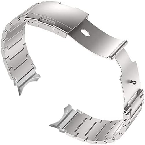 MaKTech Titanium Band for Samsung Galaxy Watch 654,No Gap Metal Bracelet Strap with Tortoise Buckle,for Galaxy Watch 6-43474044mm,Galaxy Watch