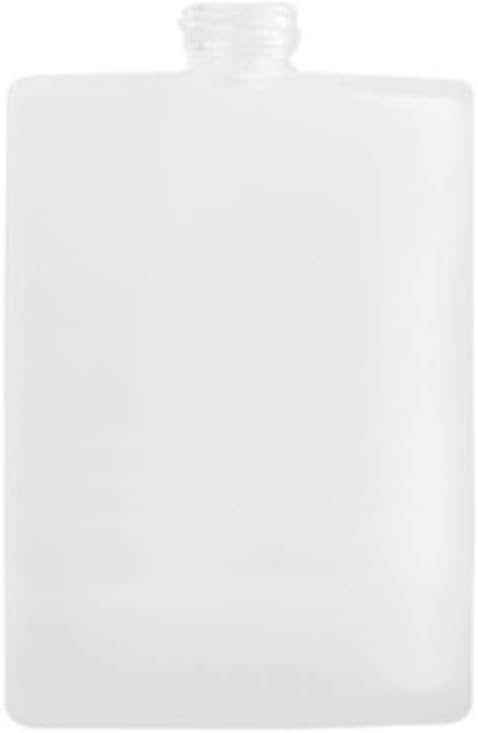 2 botellas de perfume de vidrio esmerilado de 3.4 fl oz con tapa de aluminio, botellas de aerosol vacías rellenables, atomizador de niebla fina,
