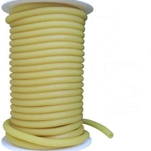 Banda de fusil submarino de 38 pulgadas de diámetro exterior de 18 de pulgadahonda de pared gruesa ámbar tubo de goma de látex UNA pieza continua (# Banda de fusil submarino de 38 pulgadas de diámetro exterior de 18 de pulgadahonda de pared gruesa ámbar tubo de goma de látex UNA pieza continua (#