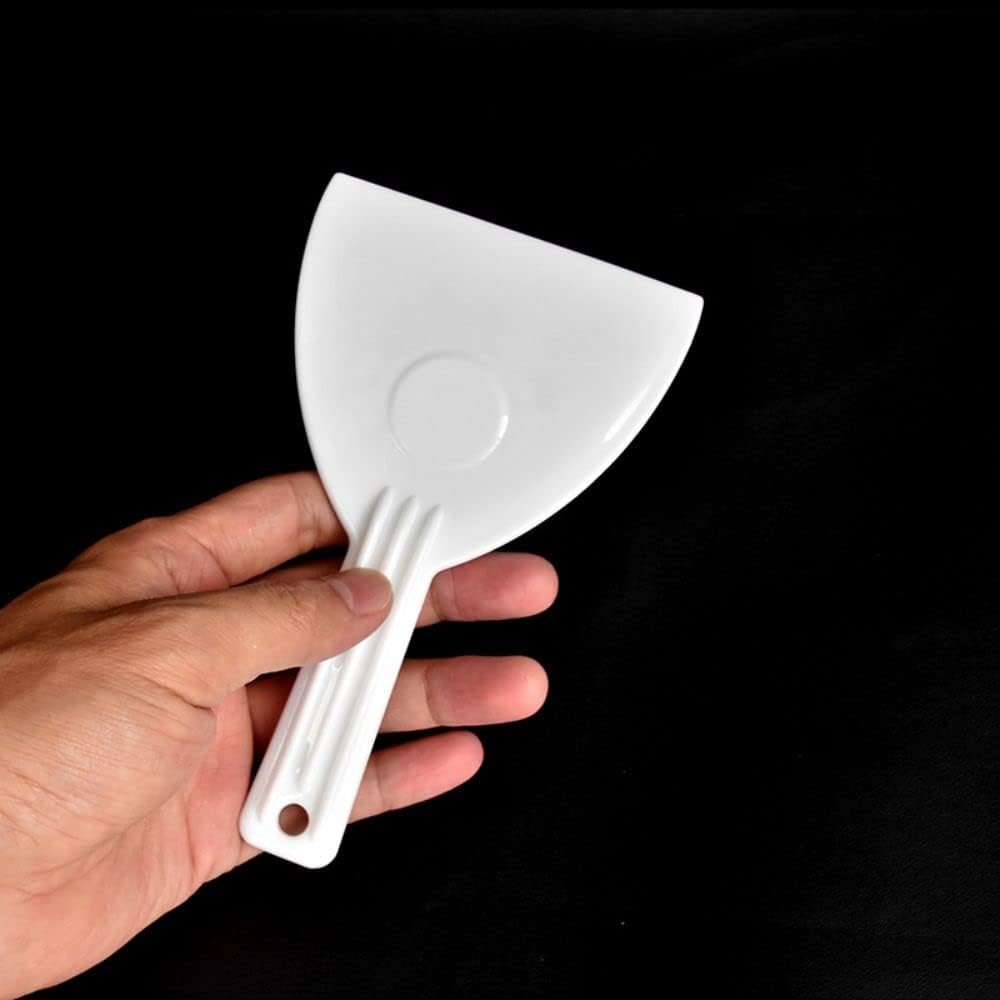 Raspadores de masa de plástico con asa, raspadores de pasteles, herramientas más suaves para decoración de pasteles, pan y pasteles, raspador de