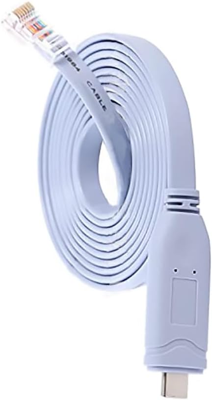 Cable de consola USB tipo C a RJ45 para equipo de red USB-C 3.1 FTDI RS232 RJ45, cable de consola de enrutador compatible con