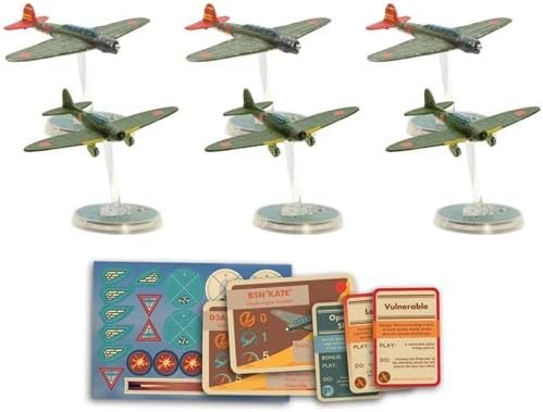 Warlord Blood Red Skies Aichi D3A Val & Nakajima B5N Kate Squadron 1200 WWII Mass Air Combat Table Top War Game 772411004