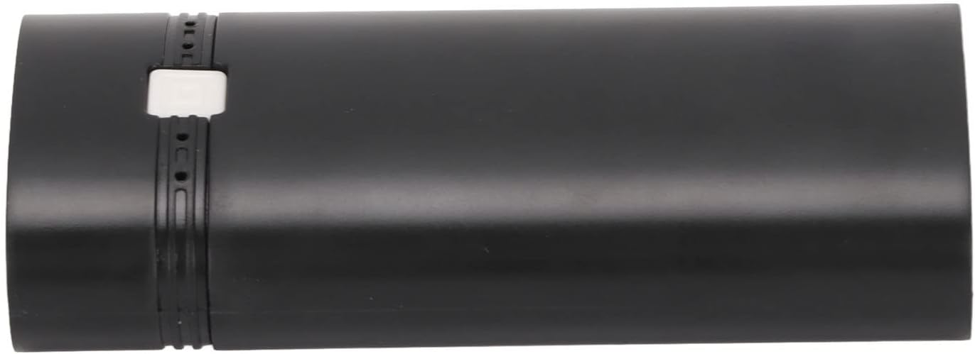 GOWENIC 18650 Cargador de batería Banco de energía, Universal DIY USB Power Bank Box Shell para teléfono inteligente, moderno y portátil (negro)