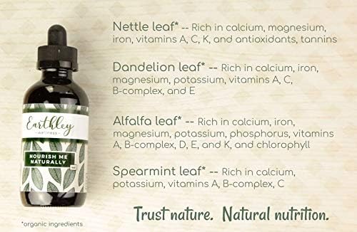 Earthley Wellness, Nourish Naturally, multivitamínico a base de hierbas naturales, hierbas integrales, naturales, orgánicas, vitaminas y minerales