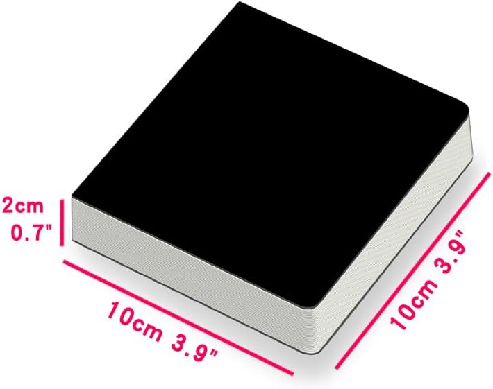 Cuadrado de 3.9 x 3.9 pulgadas, 10.58 ozm, cuaderno de papel de acuarela portátil de 60 pgs (30 hojas delanteras y traseras 2 texturas) tamaño de