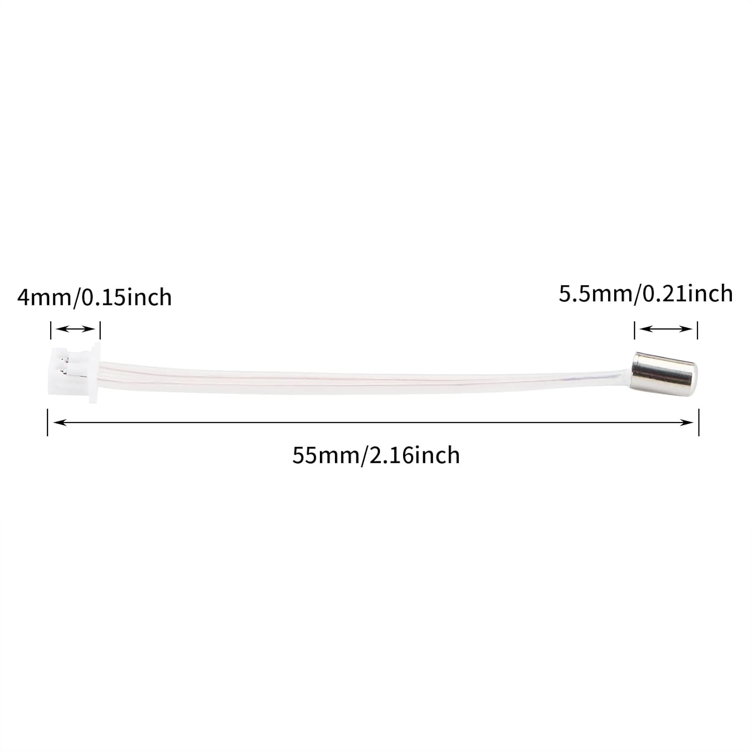 Imdinnogo BCZAMD Ender 3 S1 Pro NTC100K Sensor de temperatura termistor para Spritee Extrusora Hotend Bloque de calentador de alta temperatura