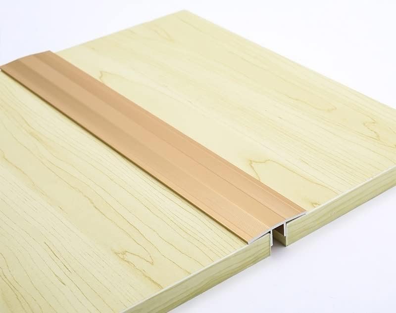 T-Shaped Threshold Strips Flooring Transition Strip Non-Slip Transition Bars Floor Reducer Vinyl Edge Trim for Interior Doors