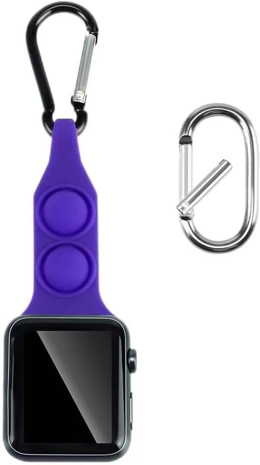 Correa de reloj con hebilla de senderismo compatible con iWatch Apple Watch Series Fob Clip Collar